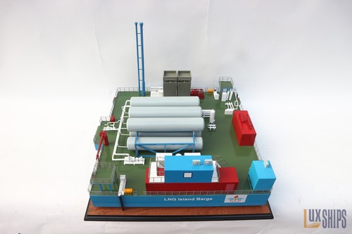 Lng island barge model - barge,