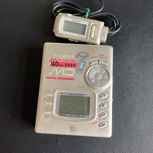 Aiwa f70 minidisc recorder - am-f70,