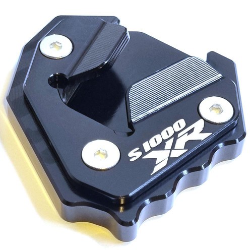 Black cnc side stand kickstand - side,