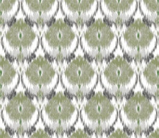 WILLIAM YEOWARD CURTAIN FABRIC DESIGN Bandha 3.6 METRES FOREST LINEN BLEND