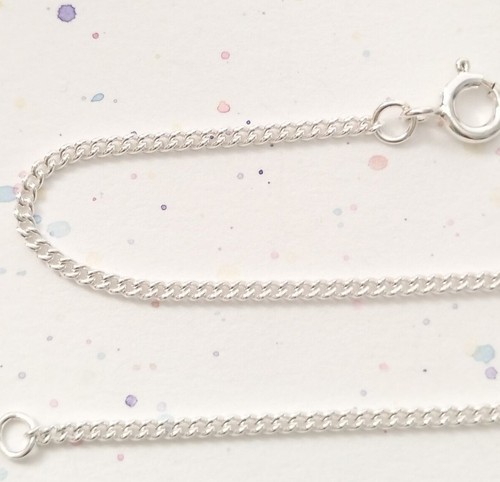 Sterling silver chain bracelet - silver,