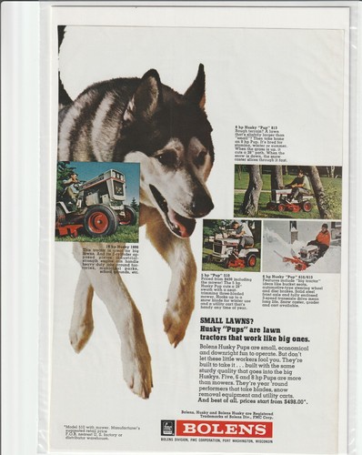 Original 1971 bolens lawn - 1971,