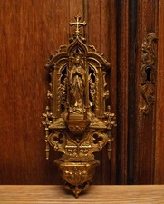 Antique Large catholic bronze