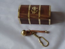 BOSUN WHISTLE KEY RING IN A