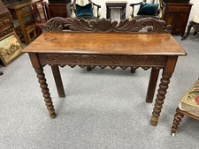 Oak Jacobean Console Table