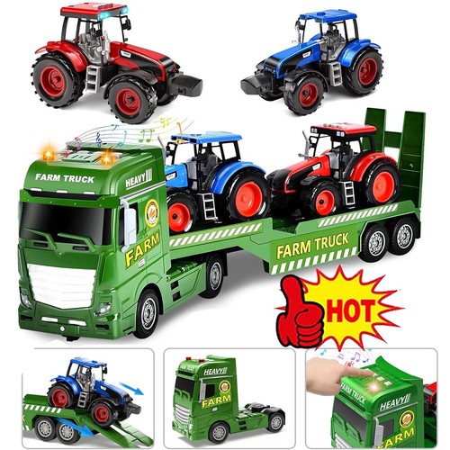 Large farm flatbed truck - large,