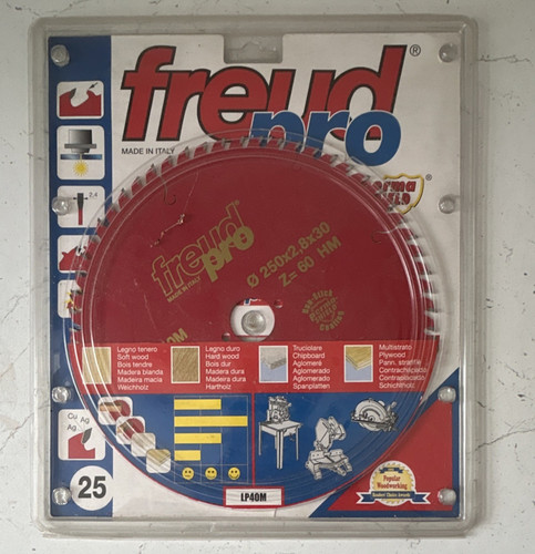 Freud pro lp40m 250mm 60t - freud,