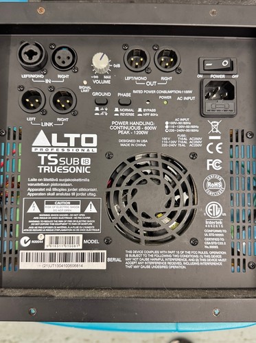 Alto sub spare amp - spare,