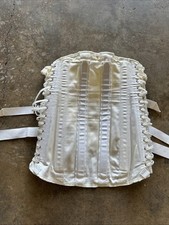 Vintage 40s 50s Lace Up Bustier Girdle Union Made Size 34” By Truform