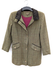 Musto Coat Womens 12 Lambs Wool Angora Tweed Field Jacket Shooting Hunting Races