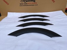 Fits VW Crafter 2006-2018 Wheel Arches Fender Flares Black ABS