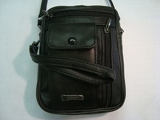 Leather Shoulder/Wrist Bag Ideal for Travel Passport and Documents UniSex