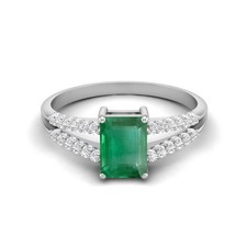 Emerald Cut Natural Emerald