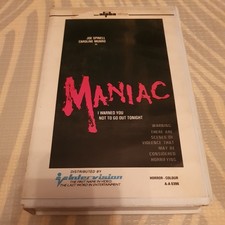 Maniac 1980 Pre Cert VHS PAL