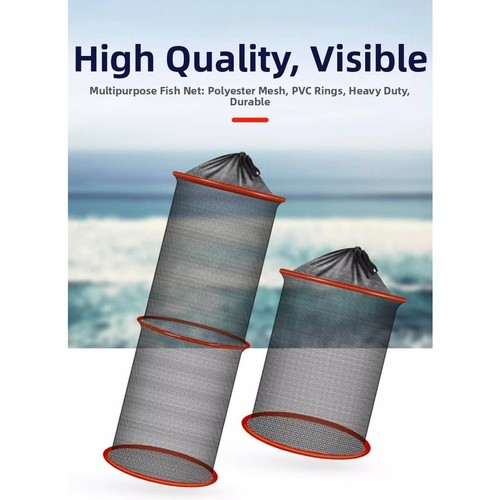 Foldable stream fishing net - fishing,