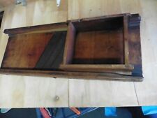 Primitive Vtg wood meat Cheese