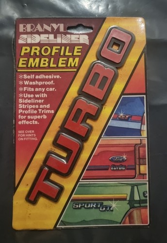 Retro branyl red turbo car - red,