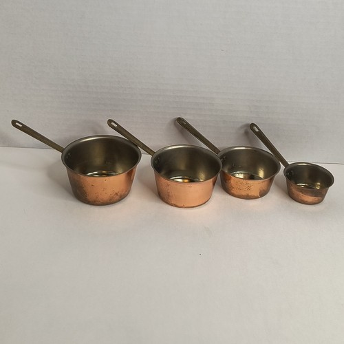 Vintage copper brass measuring - brass,