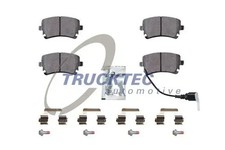 Brake pads Rear Axle 07.35.239 TRUCKTEC AUTOMOTIVE for VW AUDI