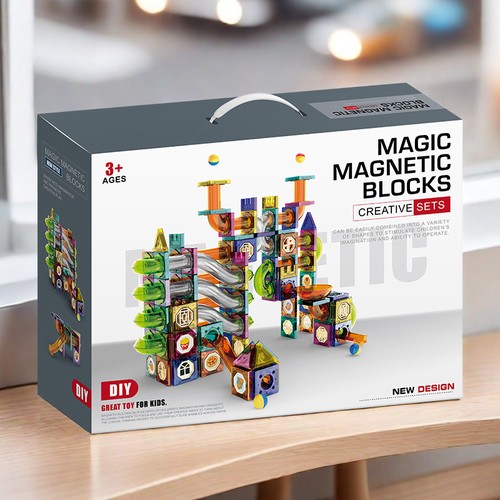 Magnetic tile marble - magnetic,