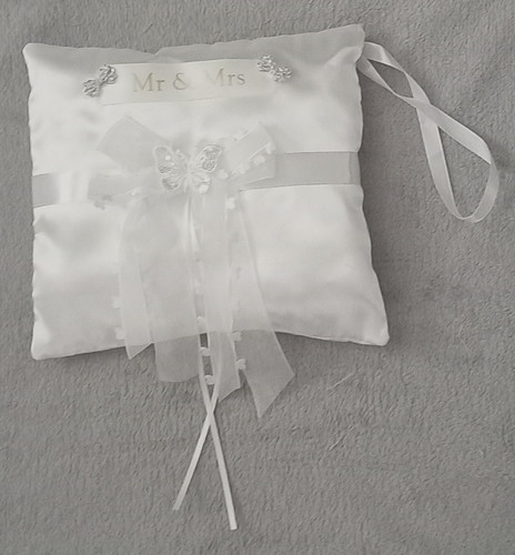 Wedding ring pillow satin - ring,