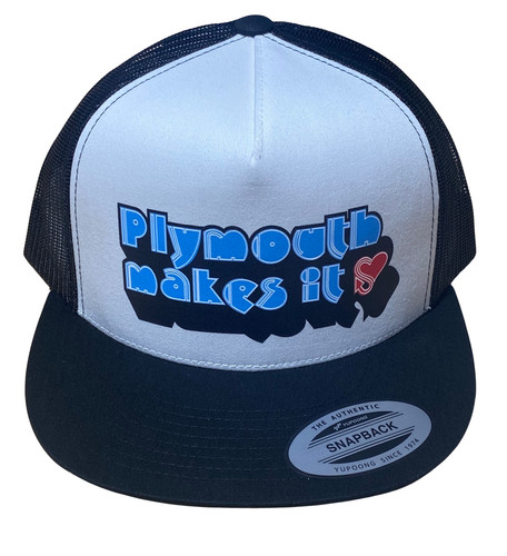 Plymouth makes white black - white,