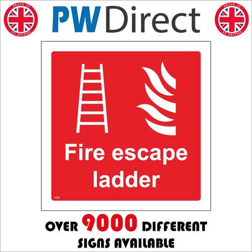 Sign fire escape - fire,