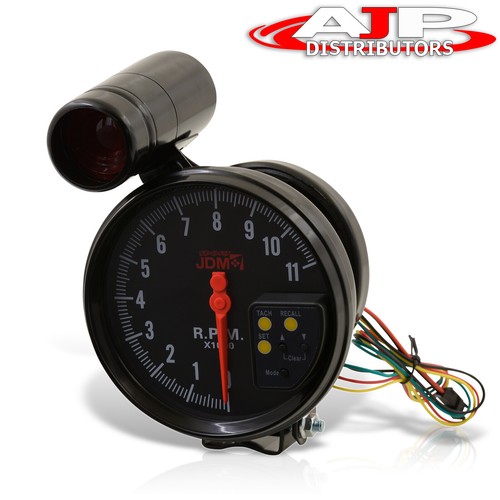 Black face tachometer 11k - 5",