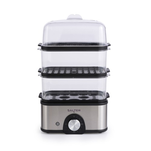 Salter tier food steamer - salter, 3-tier