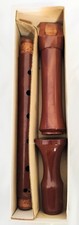 Vintage IDEAL Wooden F Alto Recorder w/ Box– Made in Western Germany, NOB