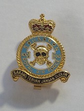 RAF 100 Squadron Pin Badge.