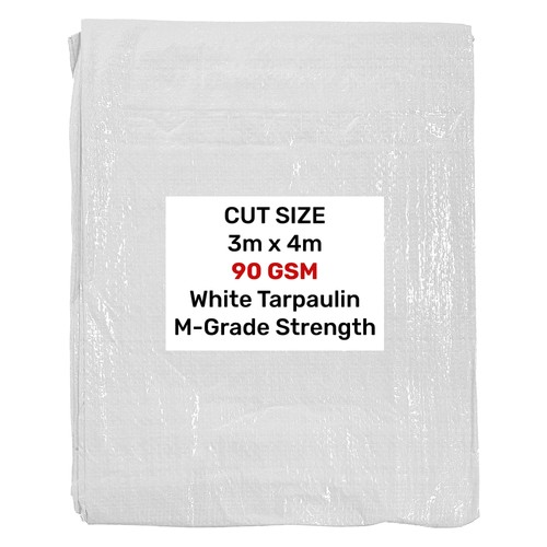 White grade tarpaulin x - white,