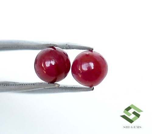 Natural ruby round - natural,