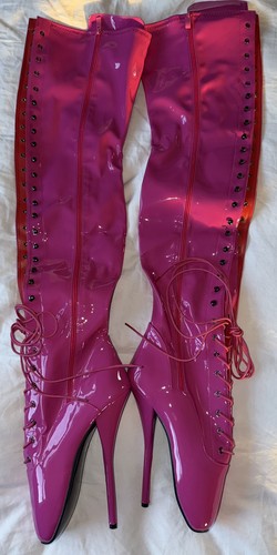 Fetish patent ballet heel - fetish,