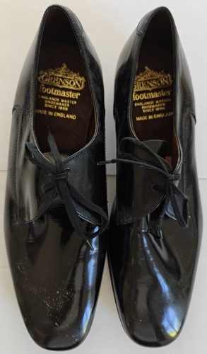Men grenson patent black - men's,