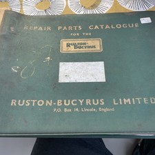 RUSTON BUCYRUS 19-RB & 22-RB  PARTS CATALOGUE