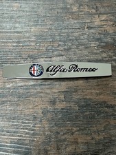 Fits Alfa Romeo Metal Pillar Badge Emblem 147 156 GTA GTV Mito Guilia Stelvio