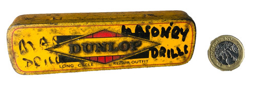 Advertising tin dunlop cycle - advertising,