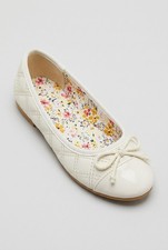 Girls Quilted Ballet Flats