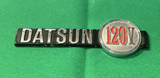 DATSUN 120Y - VINTAGE / CLASSIC CAR BOOT / 160 X 52MM REAR BADGE