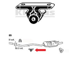 Exhaust Hanger Mount For BMW