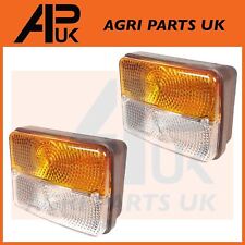 Pair Front Side Light Lamp Indicator for Massey Ferguson 240 265 290 590 Tractor