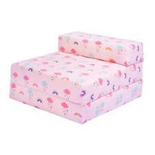 Kids Z Bed Sofa Chair Children Fold Out Guest Folding Mattress Single Futon