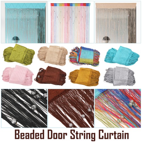Hanging beaded curtain string - curtain,