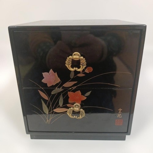 Japanese wooden small - wooden, tansu