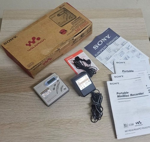 Sony r500 minidisc walkman - sony,
