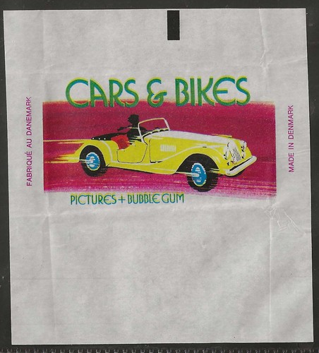 Dandy gum wrapper cars and - dandy, wrapper-cars