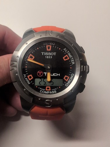 Tissot touch men - black, &