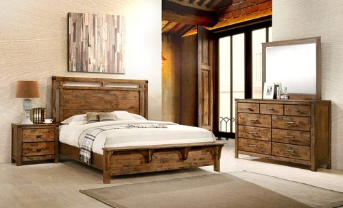 New solid wood queen - king, 4pc