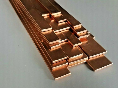 Copper flat bar cw004a - flat,